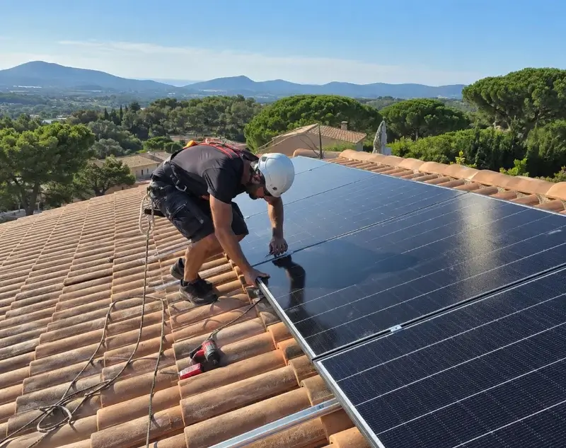 Installateur panneaux solaires Montluel — pose photovoltaïque sur toiture