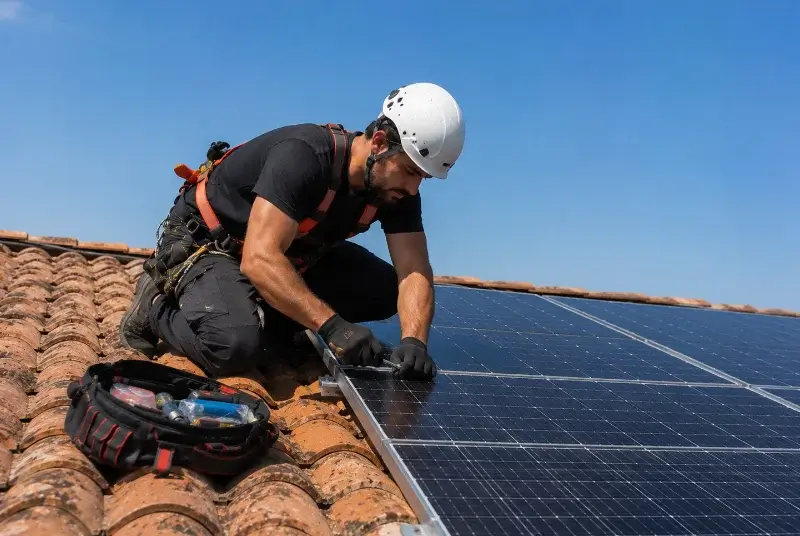Maintenance et monitoring de panneaux solaires à Montluel