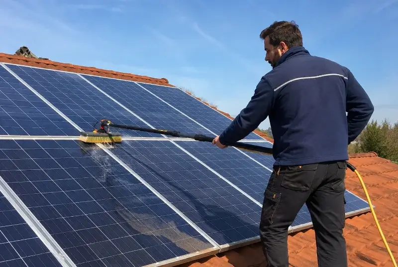 Nettoyage et entretien de panneaux solaires à Montluel